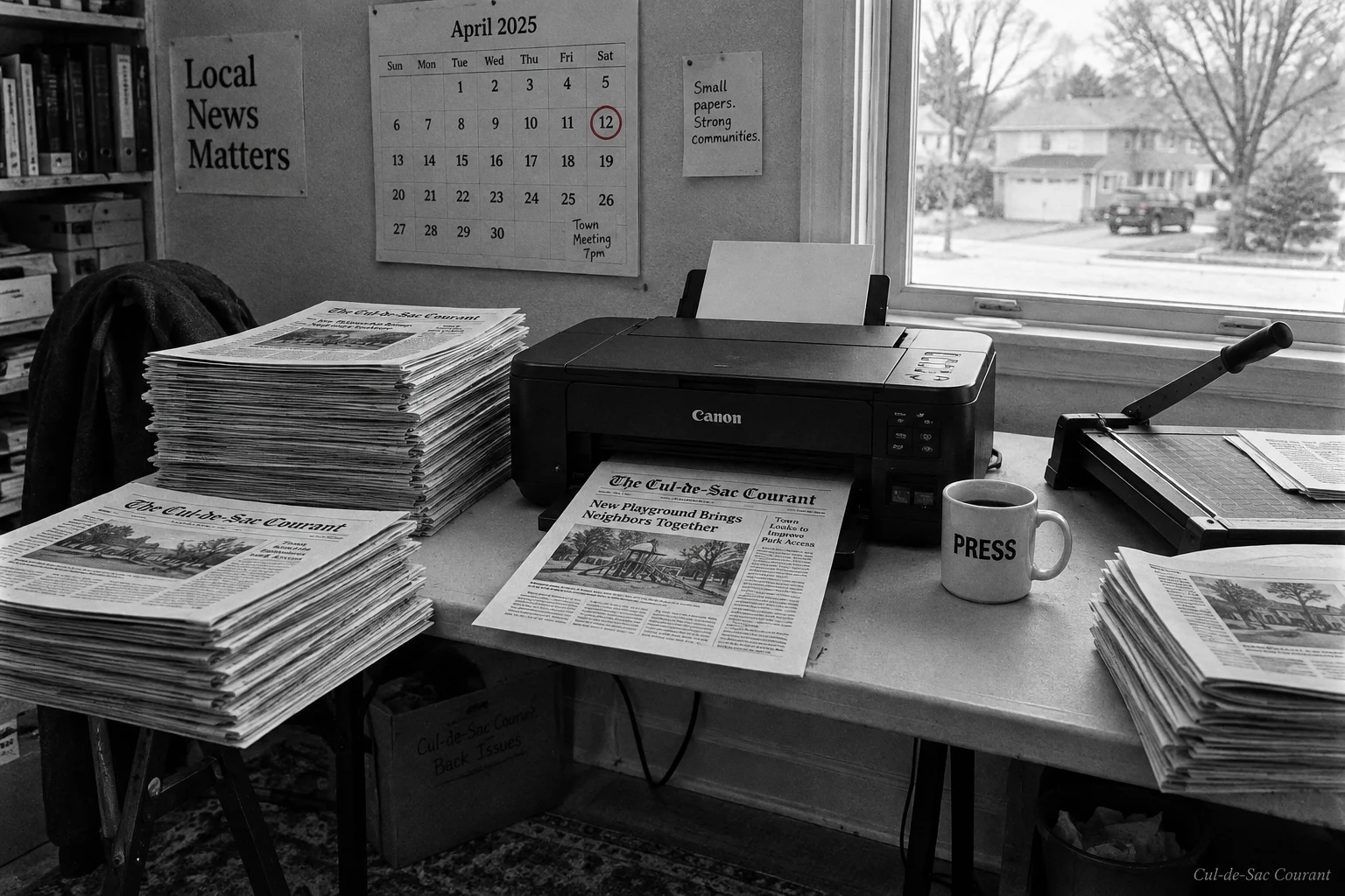 The Courant printing facility