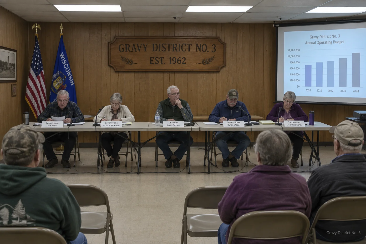 The Board of Gravy Commissioners in session