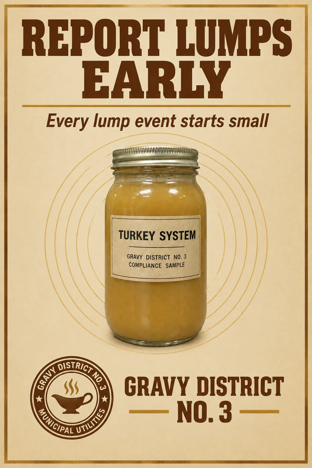 Poster: Report lumps early