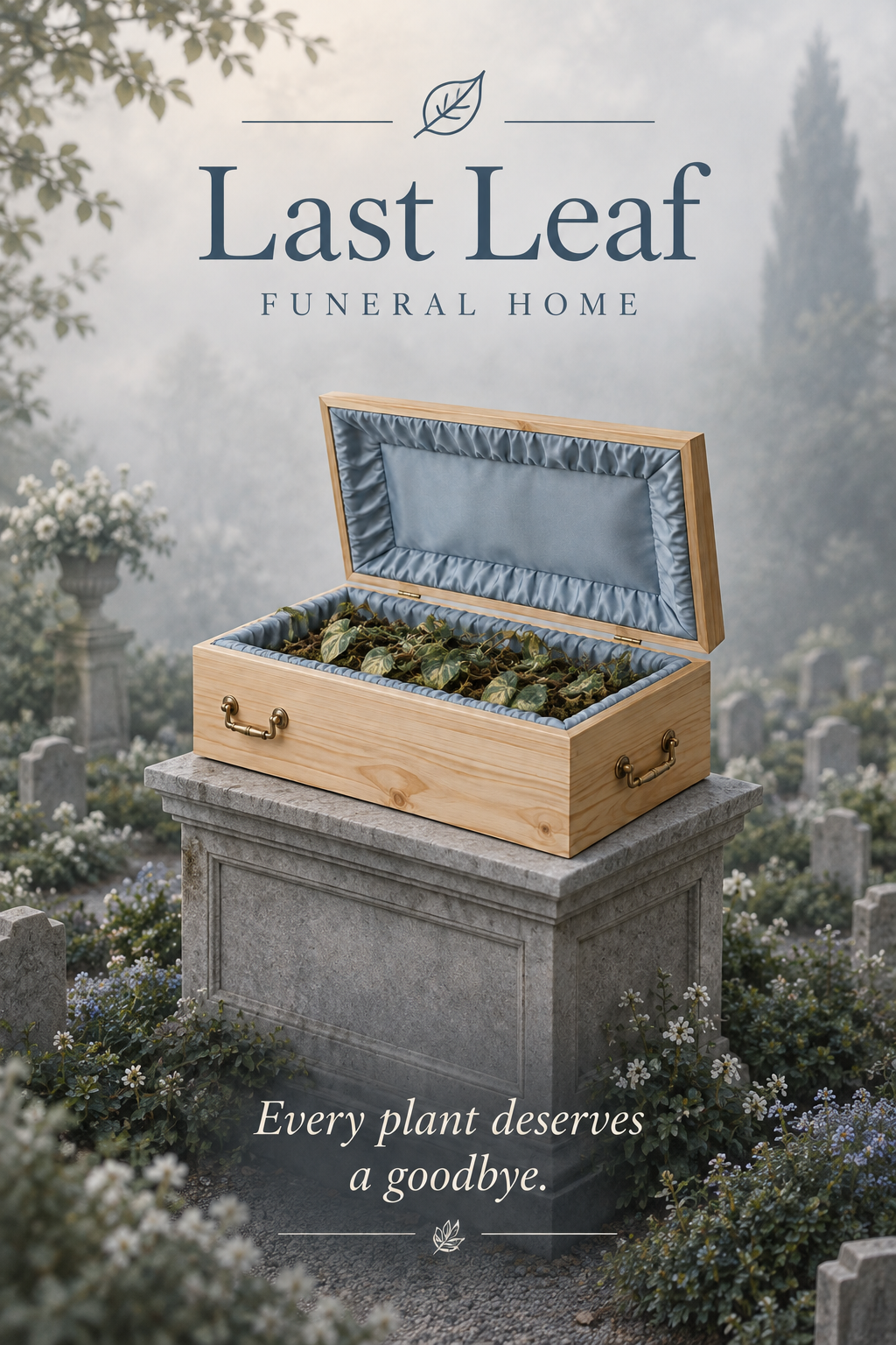 Last Leaf poster: Every plant deserves a goodbye