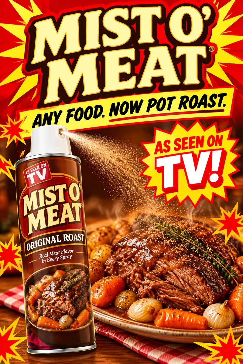 Mist O' Meat portrait poster
