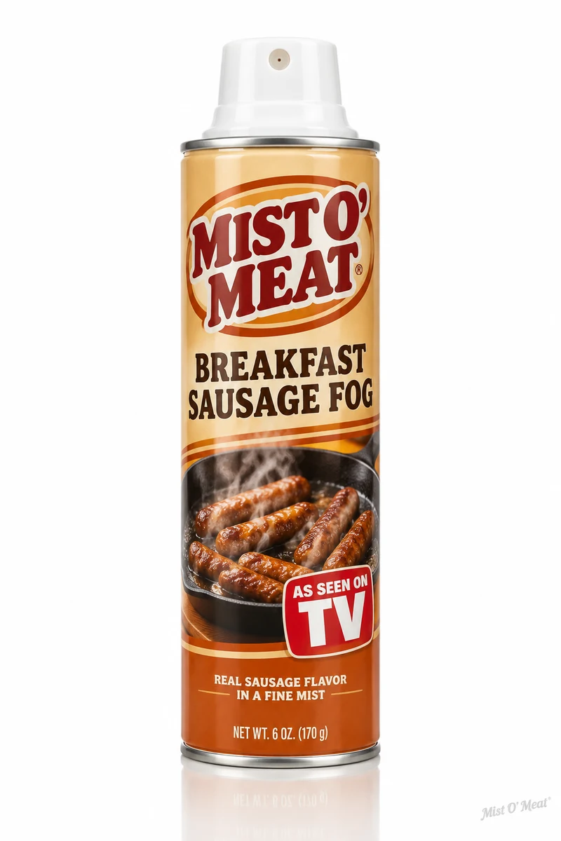 Mist O' Meat Breakfast Sausage Fog can