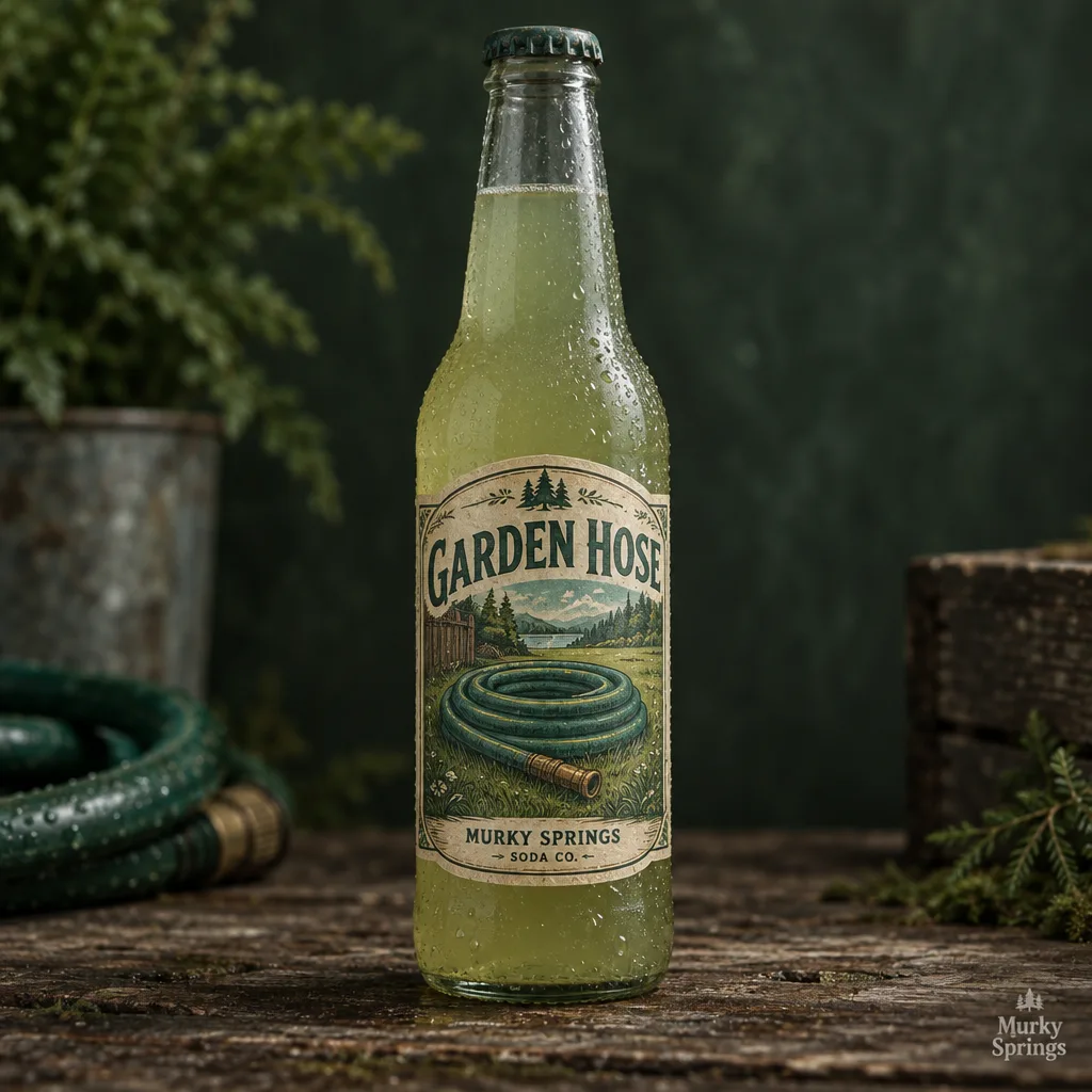 Bottle of Garden Hose craft soda