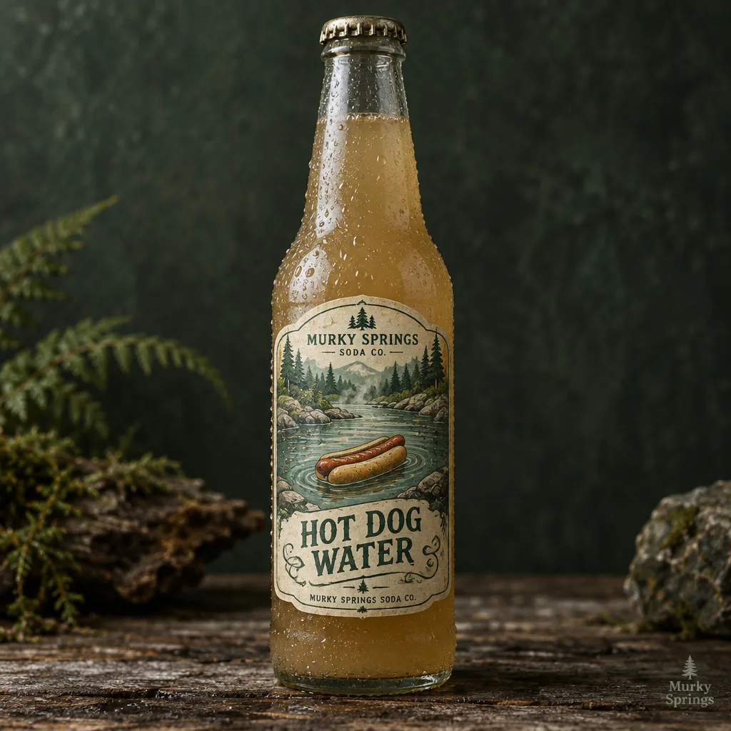 Bottle of Hot Dog Water craft soda