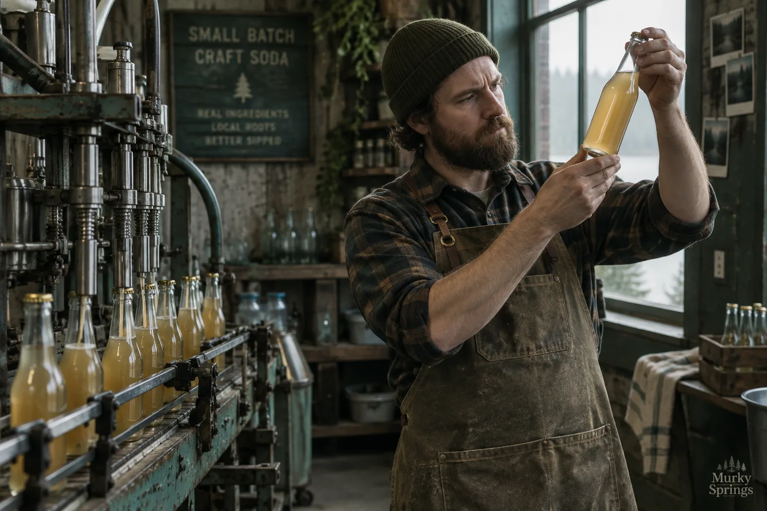 The Murky Springs bottling line