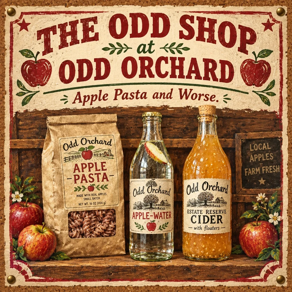 Odd Orchard square poster