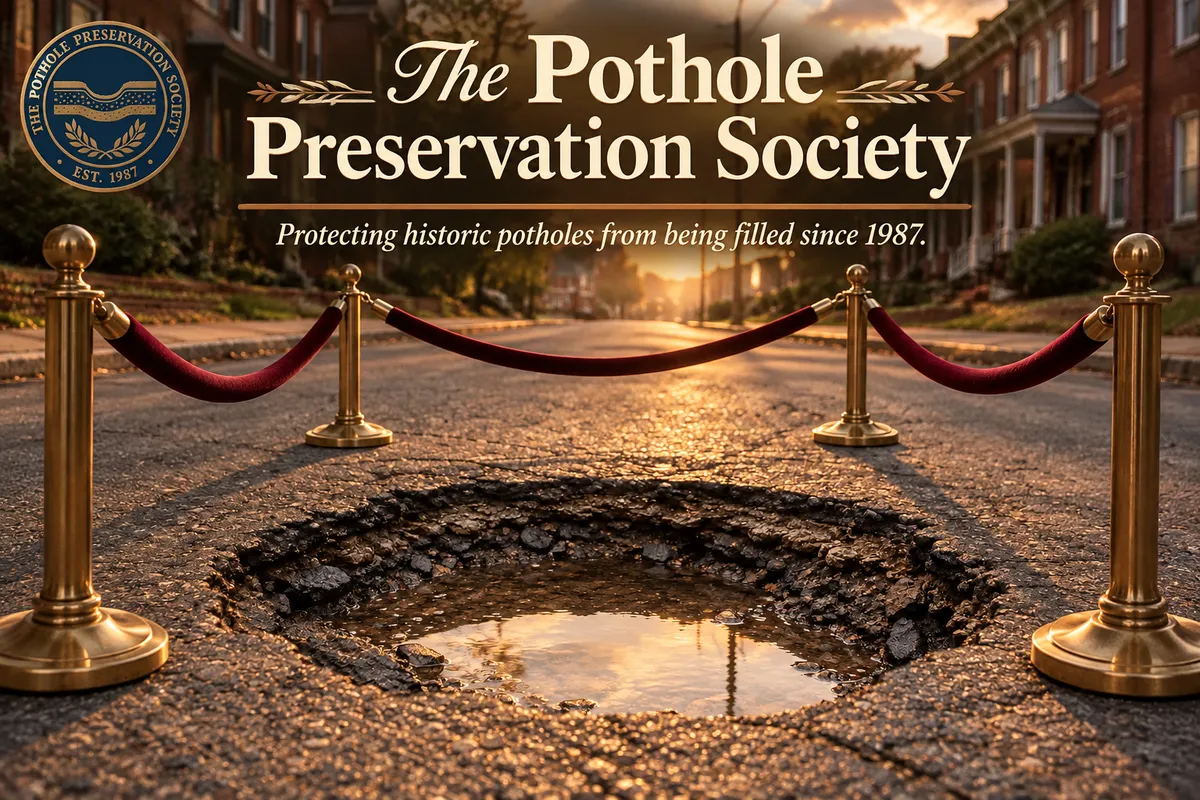 The Pothole Preservation Society promotional image