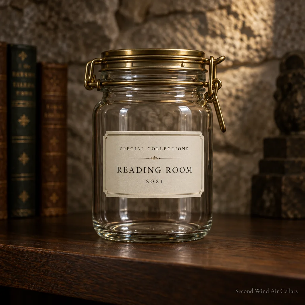Jar of Special Collections Reading Room 2021