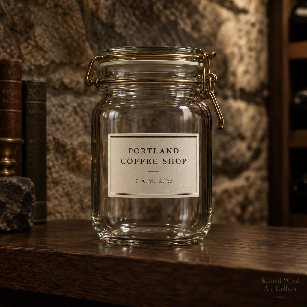 Jar of Portland Coffee Shop, 7 A.M. 2025