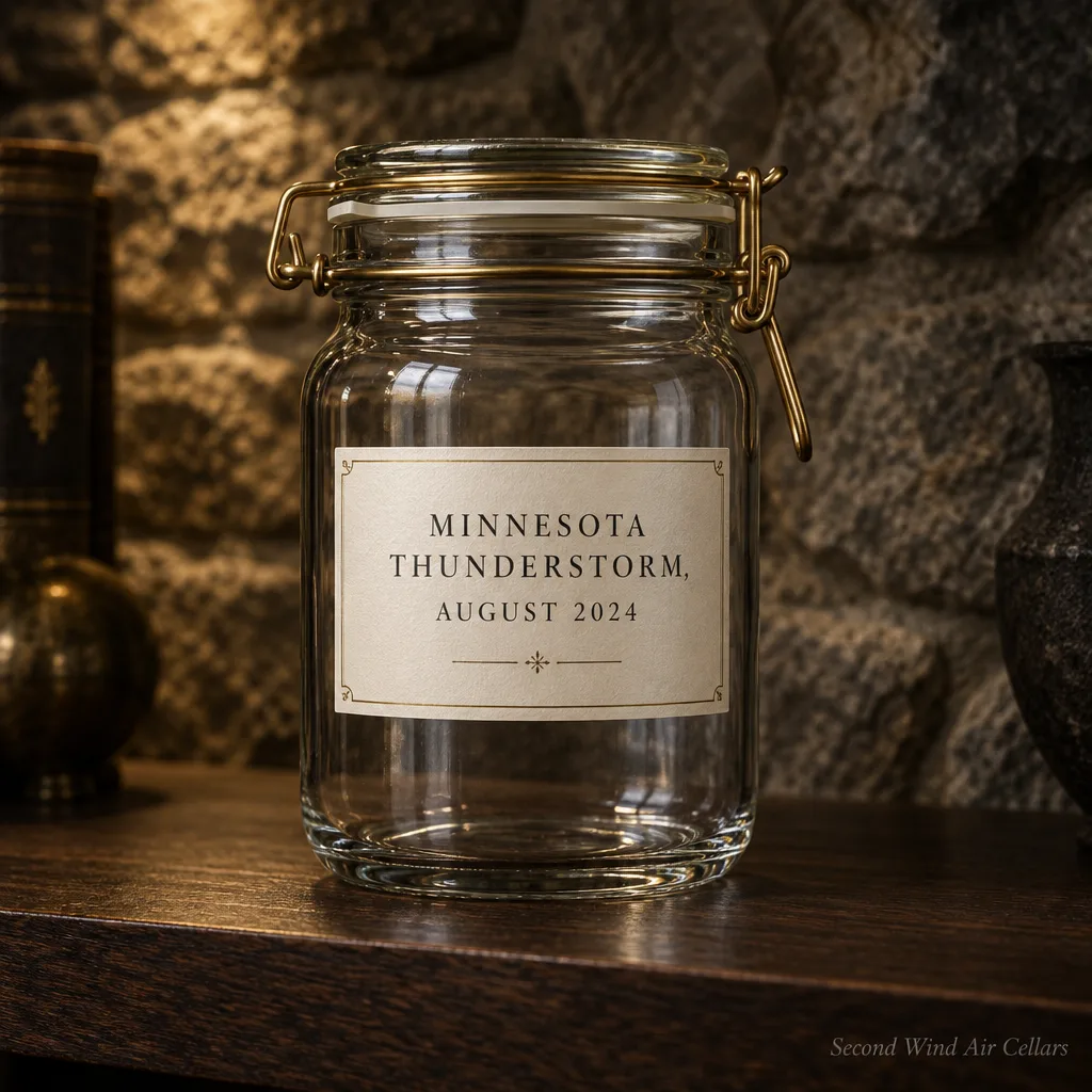 Jar of Minnesota Thunderstorm, August 2024