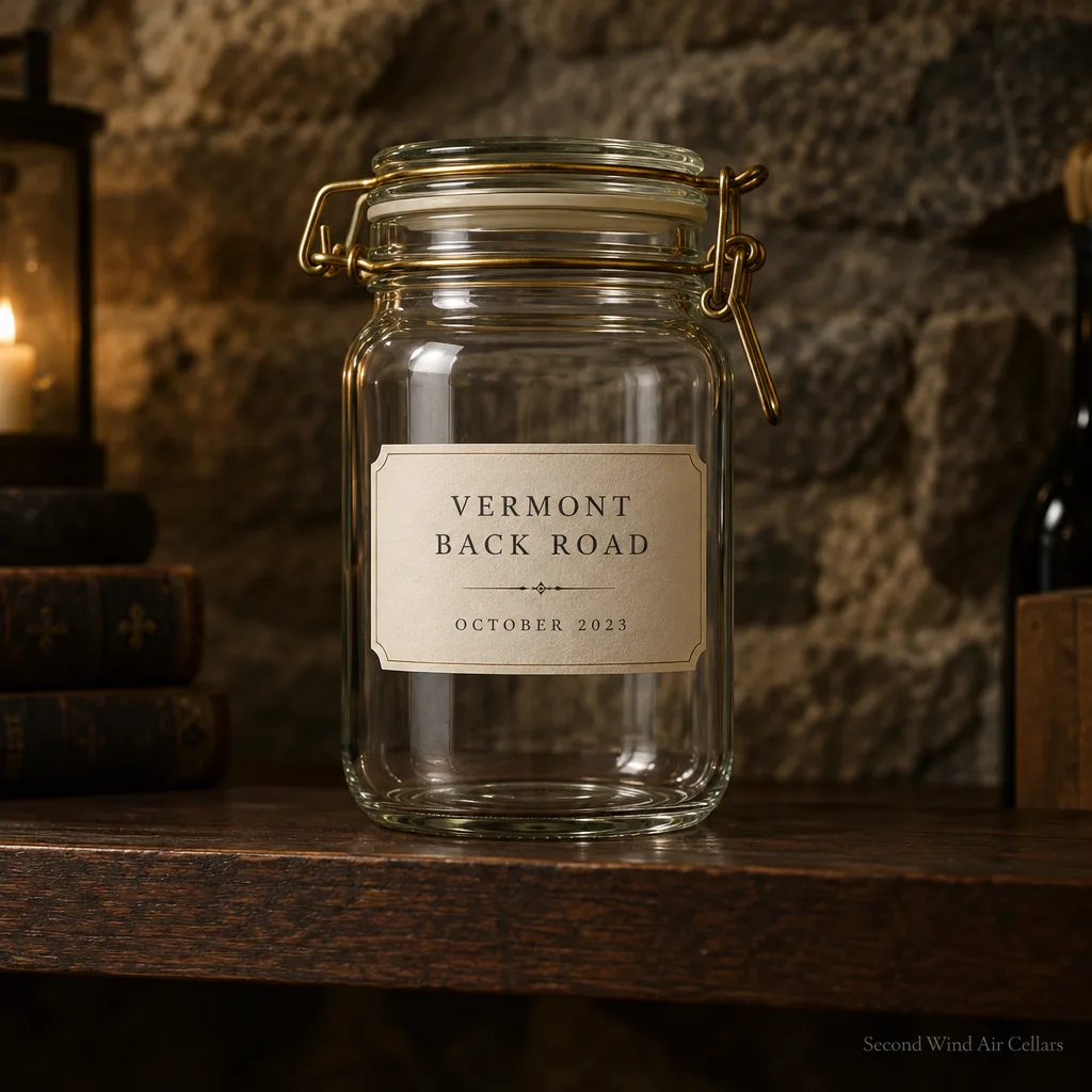 Jar of Vermont Back Road, October 2023