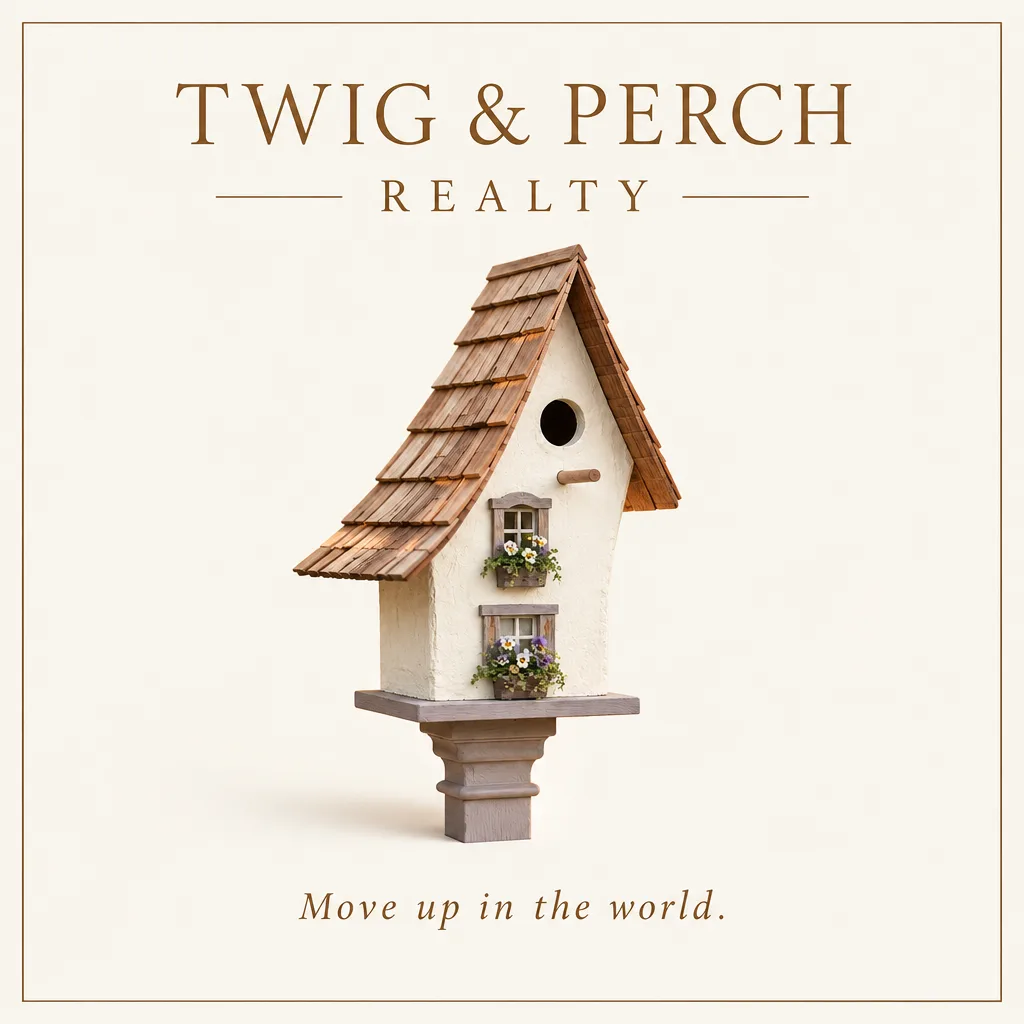 Twig & Perch Realty poster: Move up in the world