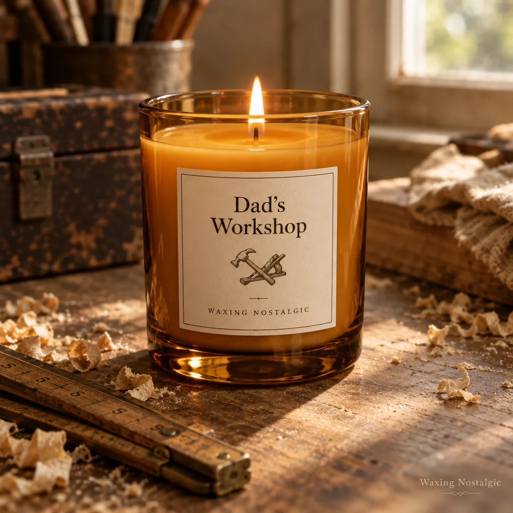 Dad's Workshop candle