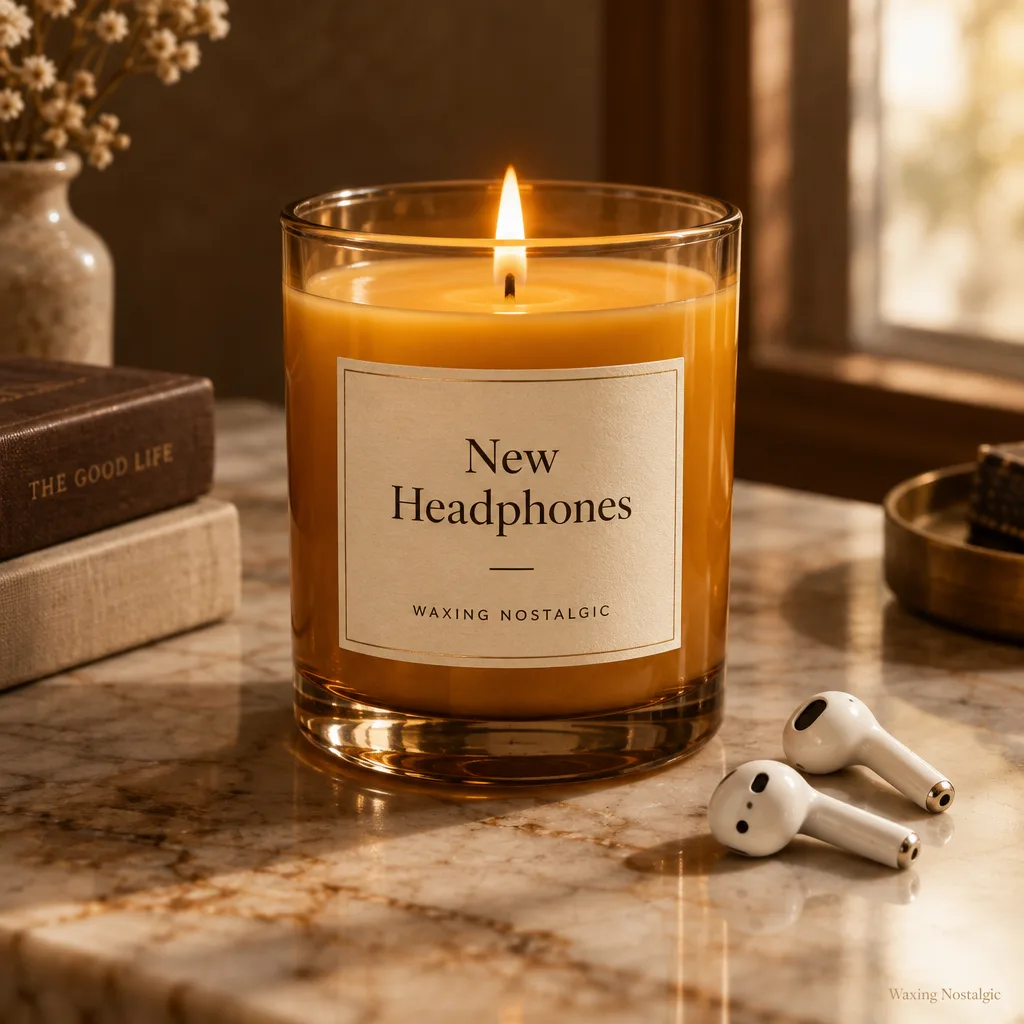 New Headphones candle