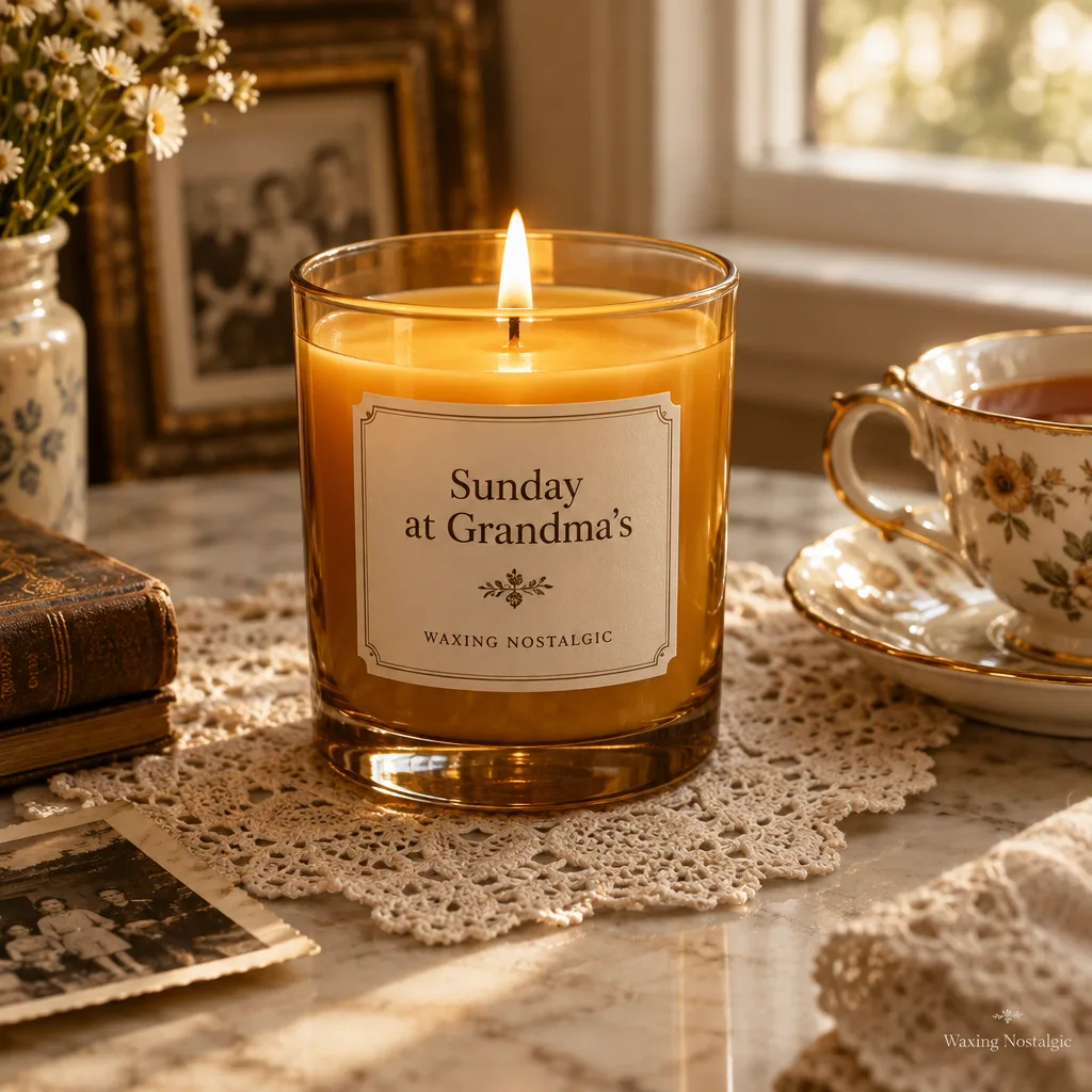 Sunday at Grandma's candle