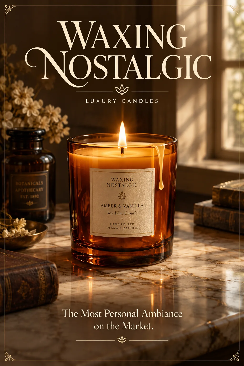 Waxing Nostalgic portrait poster: The Most Personal Ambiance on the Market.