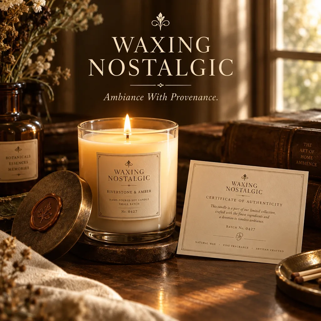 Waxing Nostalgic square social image: Ambiance With Provenance.